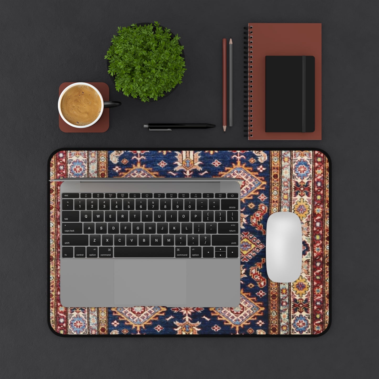 Carpet Desk Mat/Desk Pad, 12" × 18", fun design and very high quality product.